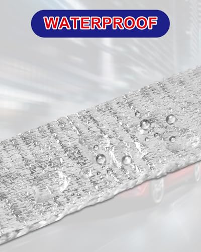 3PCS Thick Heat Shield Tape, 1.5" x 15Ft Each White Self-Adhesive Heat Barrier Wrap for Car, Truck, Exhaust, Wires, Fuel Lines, Firewall & Engine Bay, Reflects Up to 90% Radiant Heat - color: White Heat Shield Tapes *3