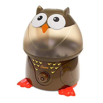 Crane Animal Humidifier for Bedroom, Ultrasonic Cool Mist for Baby Nursery, Adjustable Settings, Auto Shut-Off, Owl - color: Owl