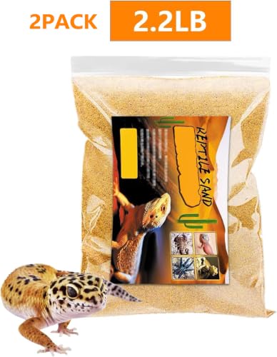 BNOSDM Reptile Sand,4.4lb Bearded Dragons Sands Substrate Bedding,Lizard Yellow Desert Blend Sands for Snakes Geckos Tortoises Turtle Tarantula Hermit Crab Scorpion Invertebrates - color: Yellow - 4.4Ib