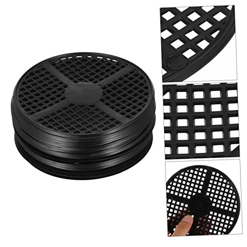 20 Pcs Bonsai Mesh Drainage Screens Flowerpot Bottom Mesh Pads with Drainage Holes for Improved Soil Aeration for Indoor and Outdoor Plant Pots