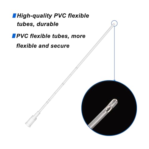6 Pack-10ml injection Syringe with 16 Ga Metal Distribution Tubes and Soft Plastic Tube Suitable for Scientific Labs and Industrial Dispensing, Glue Application, Ink, Liquid Dispensing and Measuring, Pet Food Feeding, Refilling Ink Cartridges or CISS - si