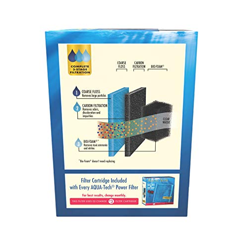 AQUA-TECH Ultra Quiet Power Filter, for Aquariums 20-40 Gallons (Pack of 4) - size: New - 20 to 40 Gallon (Pack of 4)