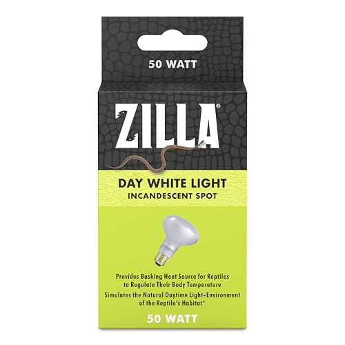 Zilla Incandescent Spot Bulbs Day White 50 Watts - size: Pack of 1, style: Day White (50W)