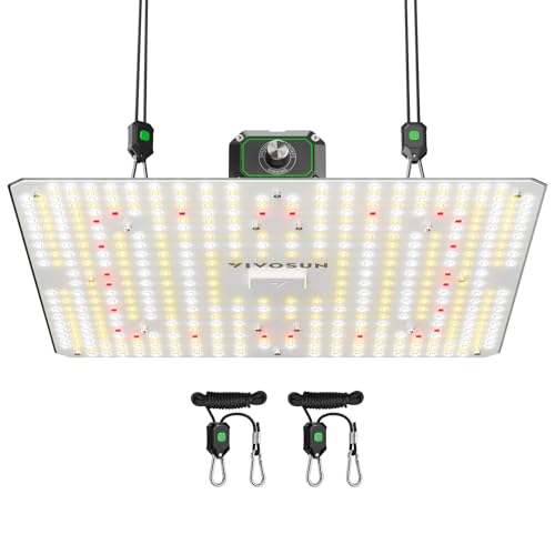 VIVOSUN LumaLight 150W LED Grow Light, Full Spectrum Plant Light | Smart Dimmable & High PPFD for Indoor Plants Seedling Vegetables Bloom, Fits 2.7×2.7/3×3 Grow Tents - size: 3x3