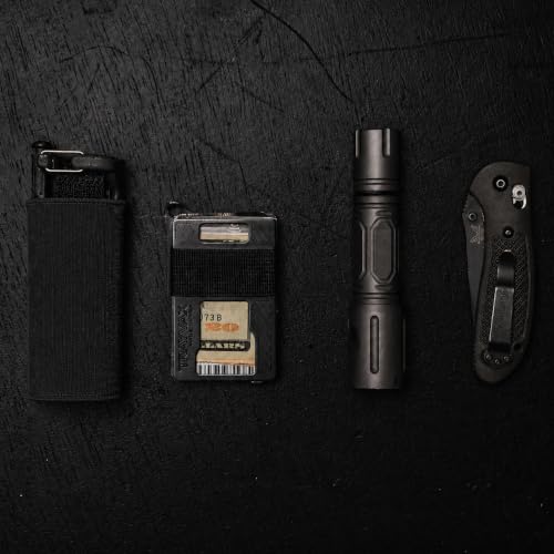 Snakestaff Systems Tourniquet Sleeve – Made in The USA | EDC Tourniquet Holder Pouch | Tactical TQ Holster Case for Duty Belt | Snakeskin Plus - color: Black, size: Regular (1")
