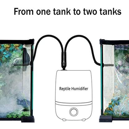 Reptile Fogger Extension Tube, Accessories of Reptile Humidifier Mister Suitable for Reptiles Amphibians and Terrarium