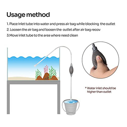 REPTIZOO 15 Gallon Full Glass Reptile Terrarium 12" x 12" x 24" Knock-Down Glass Tank and Siphon Gravel Cleaner Set, Small Habitat for Reptile Chameleon, Tree Frogs, Arboreal Geckos,Lizard - size: 12" x 12" x 24"