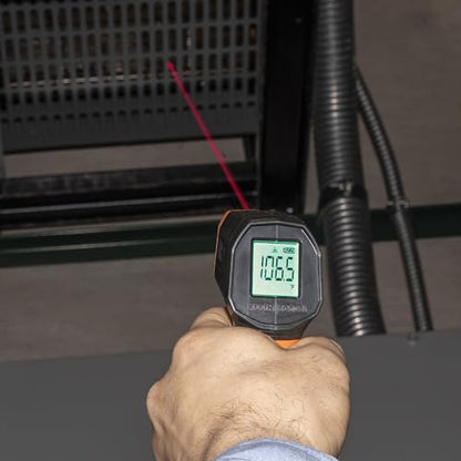Klein Tools IR1KIT Infrared Thermometer and GFCI Receptacle Tester Kit, Non-Contact Digital Temperature Measurement and Electrical Tester - style: IR Thermometer w/GFCI Tester