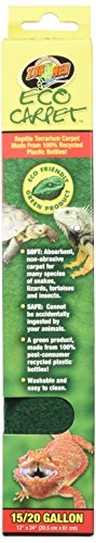 Zoo Med - LINER ECOCARPET GN 15/20G - size: Pack of 1