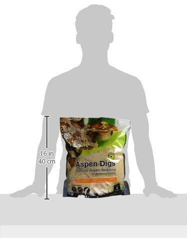 Galápagos (05064) Aspen Digs Shavings Bedding, 8-Quart, Natural - size: 8 quarts