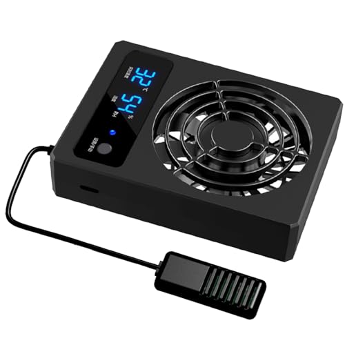 Reptiles Cooling Fan for Terrariums Low Chiller Air Coolers Humidity Reducer Chiller Automatic Control Reptiles Habitat Improvement - color: C
