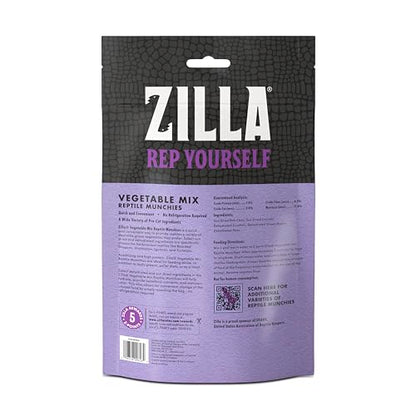 Zilla Reptile Food Munchies Vegetable Mix, 4-Ounce