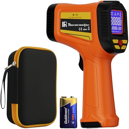 Infrared Thermometer Temperature Gun 2732°F 50:1 Dual Laser | IR Temp Gun for Industrial Furnace Kiln Foundry Steel Welding HVAC Engine Diagnostic Maintenance Tool - color: -58°F to 2732°F ，Dual-Laser