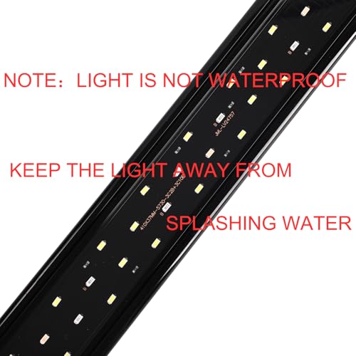 AQUANEAT LED Aquarium Light for 36 to 44 Inch Fish Tank, Auto On Off with Timer, Full Spectrum,Adjustable Brightness, Daylight Moonlight Mode, for Fresh Water Low-to-Mid Light Plants - size: 36"-44"
