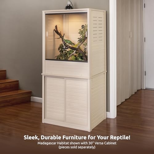 New Age Pet ECOFLEX 30" Small Versa Stand, Standard Height Cabinet for Reptile & Small Animal Habitat, Lounge in Maple - color: Tan, size: Small
