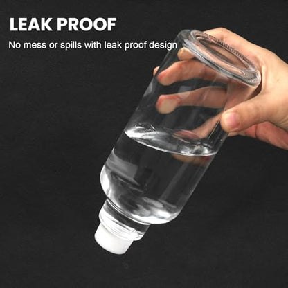 16.9oz Glass Spray Bottles 2 Pack,Mist/Stream Spraying | Adjustable Refillable Containers for Hair Care, Cleaning Solutions, Plants, Essential Oils - color: Clear, size: 16.9oz