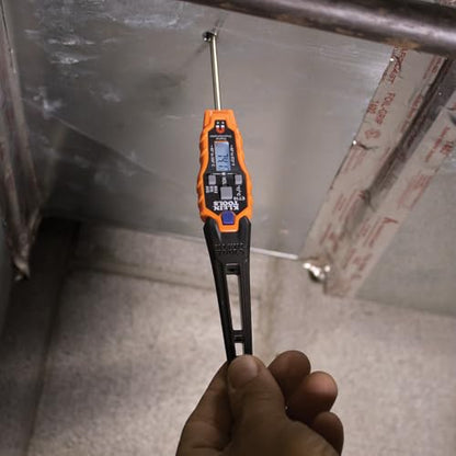 Klein Tools ET10 Magnetic Digital Pocket Thermometer, HVAC Instant Read Thermometer with Backlit Display, Wide Measurement Range, Fahrenheit and Celsius - style: Magnetic Digital