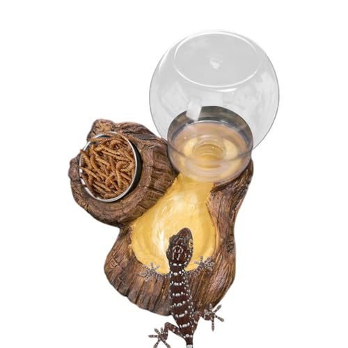 Reptile Water Dish Reptile Drinking Feeding Dish | Snake Food and Water Bowl for Turtle Tortoise Bearded Dragon Snake Lizard Chameleon Leopard Gecko Terrarium Enclosure