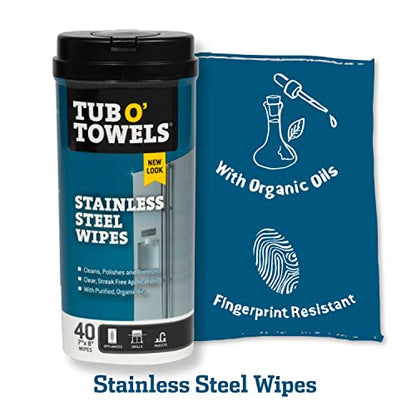 Tub O' Towels Household Cleaning Wipes Variety Pack, 7" x 8", 4-Pack - style: 4-Pack of Specialty Wipes