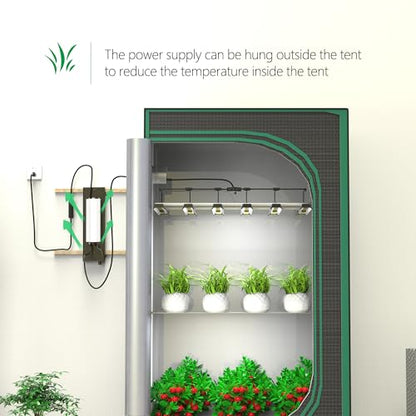 Grow Light FARMLITE LED Grow Lights for Indoor Plants Full Spectrum Growing Light Plant Hanging Growing Lamps Seedling Daisy Chain Dimmable Board 4x4ft Coverage (320watts) - size: 320watts