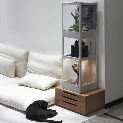Reptile Terrarium Stacking Post 20CM 4Pcs, for ADVINCI Collection 3.2/9.5/24/32/45 Gallon Tanks