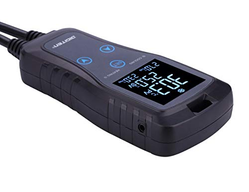 DIGITEN Temperature Controller DTC102 2-Stage Temperature Controlled Outlet Heat Mat Thermostat 110V Plug-in Reptile Thermostat