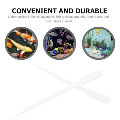 10pcs Coral Syringe Tubes Brine Shrimp Feeders 5ml Plastic Dropper Pipettes for Aquarium Fish Tank Feeding Marine Fish Pet Supplies