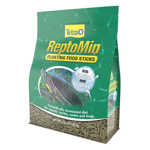 Tetra ReptoMin Floating Food Sticks, For Aquatic Turtles, Newts and Frogs, 2.65 lbs - size: 2.64 Pound (Pack of 1)