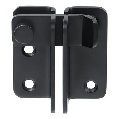 Alise Flip Latch,Gate Latches Slide Bolt Latch Safety Door Lock Catch for Barn Cabinet Pet Cage Wood Fence Bathroom Garage Window,SUS304 Stainless Steel Gate Hardware Locks,Matte Black,MS5009-B | SUS 304 Stainless Steel Door Latch Lock for Wooden Fence Sh