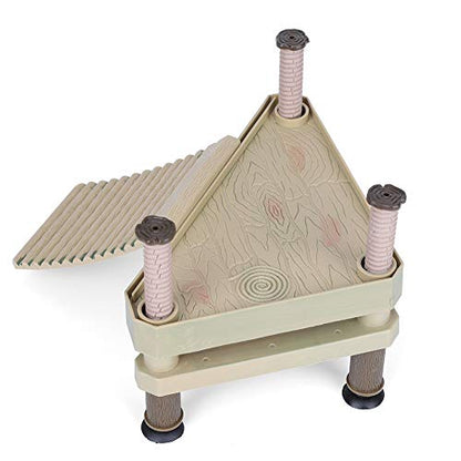 YOUTHINK Turtle Basking Platform, Reptiles Floating Platform with Ramp Stairs Turtle Dock Floating Platform for Turtles Aquarium Fish Tank Decor