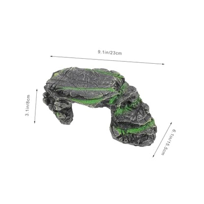 LIOOBO Turtle Resin Platform Turtle Tank Accessories Reptile Climbing Place Decorative Basking Platform Fish Tank Ornament