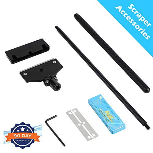 Pronetcus Aquarium Algae Scraper,Aquarium Glass Cleaner,Fish Tank Cleaner, Aquarium Scraper with 10 Blades. - size: 21.65 Inch
