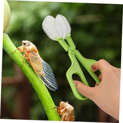 HANABASS Reptile Feeding and Cleaning Tool Durable Clamp for Efficient Poop Scooping and Insect Catching for Indoor and Outdoor Use with Safe Design