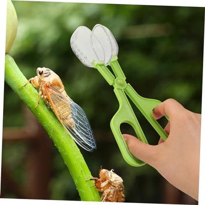 HANABASS Reptile Feeding and Cleaning Tool Durable Clamp for Efficient Poop Scooping and Insect Catching for Indoor and Outdoor Use with Safe Design