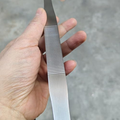 Extra Long 18.7 Inch Stainless Steel Tweezers Feeding Tongs (Longer Than Arms, Straight) for Terrarium
