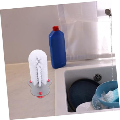 Toddmomy Aquarium Turtle Brush Suction Cup Turtle Shell Scrub Brush Reptile Cleaning Tool