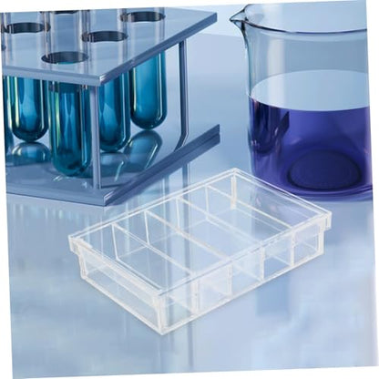 Transparent Acrylic Hatching Box with Lid Laboratory Specimen Container for Breeding and Observation for Reptiles and Scientific Use