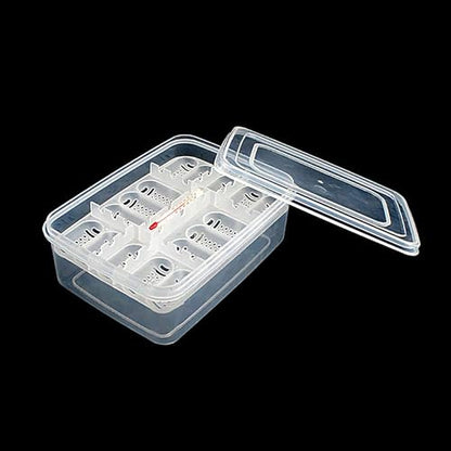 Reptile Egg Incubator Box Incubation Box Hatching Case Hatching Tray | 16 Grids Transparent Reptile Incubator for Snake Lizard Turtle Gecko Chameleon Bearded Dragon Leopard Gecko Egg Incubation - color: B