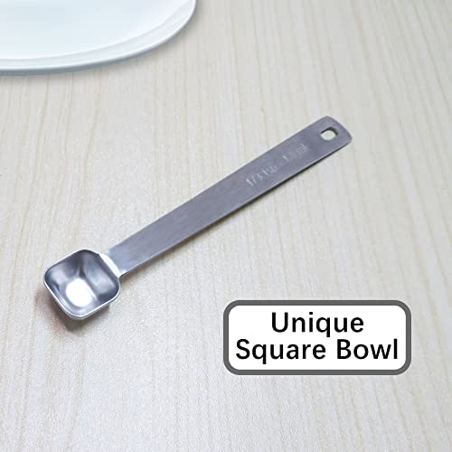 1PCS 1/3tsp(1.5ml) Tiny Measuring Spoon, Small Teaspoon for Tiny Amounts | High Precision, Food-Grade Stainless Steel, ‌Rust-Free, Dishwasher-Safe, Easy-Read Markings, Multi-Purpose, Sturdy & Durable - size: 1/3tsp|1/10tbsp|1.5ml