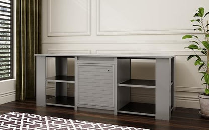 New Age Pet® ECOFLEX® 72" Jumbo Versa Stand, Standard Height Cabinet for Reptile & Small Animal Habitat, Lounge in Grey - color: Grey