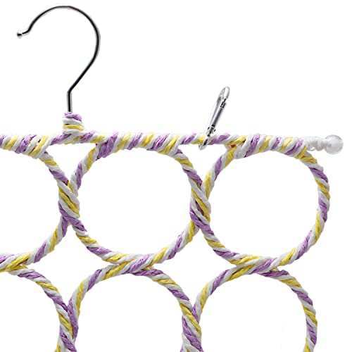Wontee Bird Rope Climbing Ladder Parrot Hanging Swing Perch for Parakeets Cockatiels Conures Lovebirds Rats (Random Color)