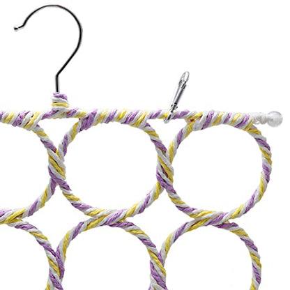 Wontee Bird Rope Climbing Ladder Parrot Hanging Swing Perch for Parakeets Cockatiels Conures Lovebirds Rats (Random Color)