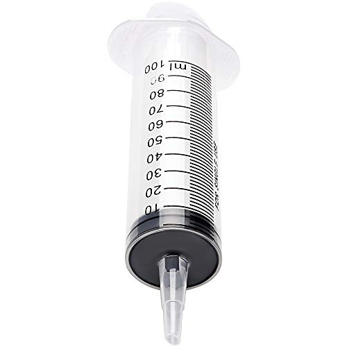 100ml Syringes with Caps (Pack of 4) for Industrial & Scientific - size: 100ml-4pcs