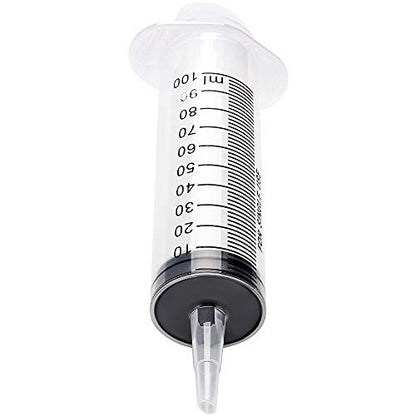 100ml Syringes with Caps (Pack of 4) for Industrial & Scientific - size: 100ml-4pcs