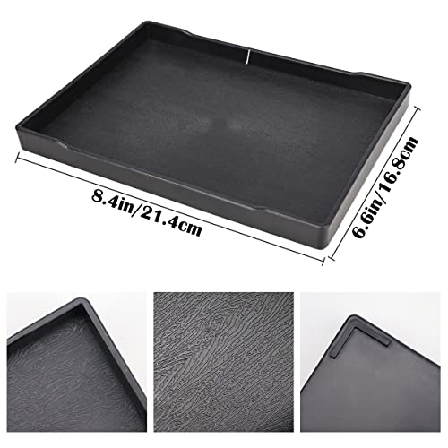 Reptile Food Water Bowl Plate Dish for Tortoise Crawl Pet Drinking and Eating Hallow Water Dish for Reptiles (Size2-M) - size: Size2-M