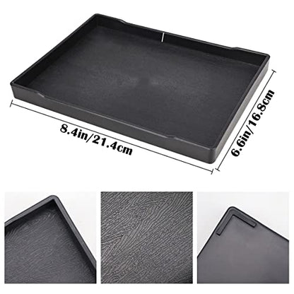 Reptile Food Water Bowl Plate Dish for Tortoise Crawl Pet Drinking and Eating Hallow Water Dish for Reptiles (Size2-M) - size: Size2-M
