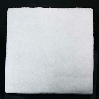 Wave Point White Extra Thick Polyfiber Aquarium Filter Media Pad Cut-to-fit Fresh & Saltwater 18" x10" (2PC) - size: 2PC