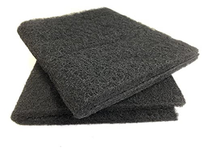 Wave Point Super Activated Carbon Pad Cut to Fit for Aquariums Pond Nitrate Ammonia, Phosphate Remover Pads, and Dual Bonded Pads (18" X 10" - 1PK) - size: 18" X 10" - 1PK