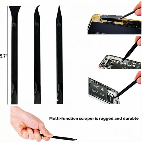 15Pcs Car Detailing Tools Plastic Scraper Multi-Purpose Scraper Non-Scratch Cleaning Tool Easy to Clean Small and Narrow Spaces and Gaps, Perfect to Remove Labels, Dirt, Cleaning Car Interior Details