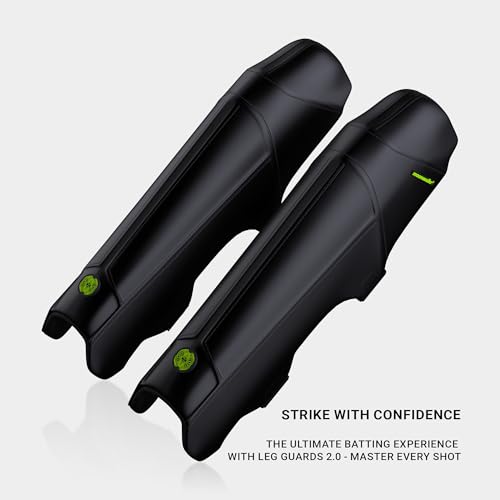 moonwalkr Leg Guard 2.0 Cricket Gear - color: Black
